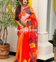 Premium Semi Mosline Silk Saree Dp-5001