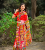 Dizital Print saree Dp-004