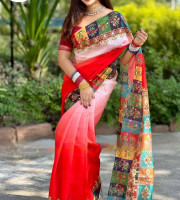 Dizital Print saree Dp-6036