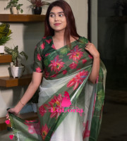 সেমি অর্গাঞ্জা সিল্ক শাড়ি TS-7216