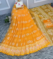Halfsilk Saree With Blouse BS-8041
