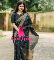 Halfsilk Sharee with Blouse BS-4311