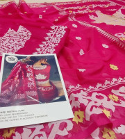 Halfsilk Sharee with Blouse-SS-6011