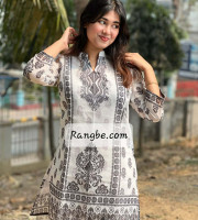 অর্গানজা সিল্ক কুর্তি KM - 134