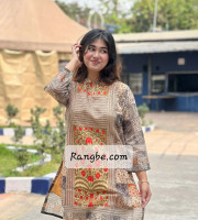 অর্গানজা সিল্ক কুর্তি KM - 121