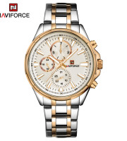 Naviforce NF9089 For Men- Silver Rose