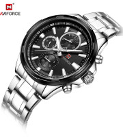 Naviforce NF9089 For Men- Silver Rose