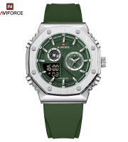 Naviforce NF9038 Casual Stainless Steel Luxury Watch For Men-Black