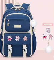 Waterproof School Bag (blue Color) | P0004