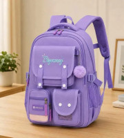 waterproof school bag(purple) version 10 new| P0032