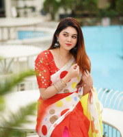 Semi Mosline Silk Saree TS-7001