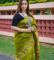 Premium Tangail Silk Saree TS 7013