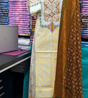 Premium Cotton Boutique 3 Piece (Unstiched) Code-212