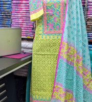 Premium Cotton Boutique 3 Piece (Unstiched) Code-213