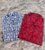 আড়ং কটন শার্ট  কোম্বো প্যাকেজ 2  পিস -COD-307+309