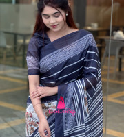 সেমি অর্গাঞ্জা সিল্ক শাড়ি TS-7222