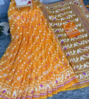 Halfsilk Sharee with Blouse BS-8028