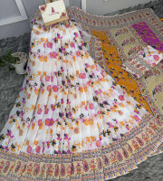 Halfsilk Saree With Blouse HS-1010