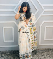 Semi Moslin Silk saree TS-5018