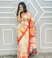 Semi Moslin Silk saree TS 6020