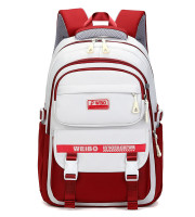 Academy Style School Bag (Red) | P0005