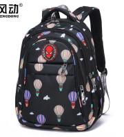 Printed Waterproof School Bag(black) | P0024
